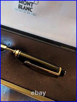 Montblanc Meisterstuck Black 164 Classique Ballpoint Pen With Presentation Box