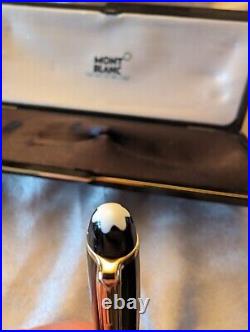 Montblanc Meisterstuck Black 164 Classique Ballpoint Pen With Presentation Box