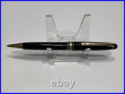 Montblanc Meisterstuck Black Gold Ballpoint Roller Pen Germany WITH BOX