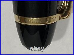 Montblanc Meisterstuck Black Gold Ballpoint Roller Pen Germany WITH BOX