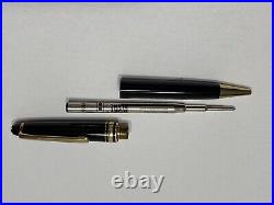 Montblanc Meisterstuck Black Gold Ballpoint Roller Pen Germany WITH BOX