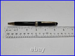 Montblanc Meisterstuck Black Gold Ballpoint Roller Pen Germany WITH BOX