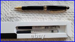 Montblanc Meisterstuck Classic Ballpoint Pen New In Box Two (2) Refills Included