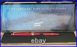 Montblanc Meisterstuck Classique 163 Burgandy Roller Ball. Excellent Condition