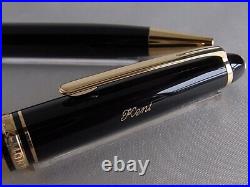 Montblanc Meisterstuck Classique 164 Ball Point Pen Black Name Carved