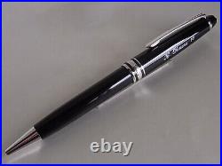 Montblanc Meisterstuck Classique 164 Ball Point Pen Platinum Coated Name Carved