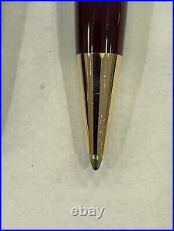 Montblanc Meisterstuck Classique 164 Ballpoint & 163 Rollerball Burgundy Pen Set