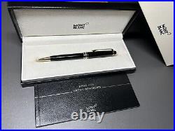 Montblanc Meisterstück Classique Ballpoint Pen Black Precious Resin Gold Trim