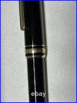 Montblanc Meisterstück Classique Ballpoint Pen Black Precious Resin Gold Trim