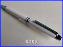 Montblanc Meisterstuck Resin Glacier White Classique Ballpoint Pen Name Carved