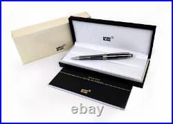 Montblanc Meisterstuck Solitaire Black & Silver Ballpoint Pen Refurbished