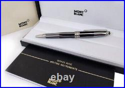 Montblanc Meisterstuck Solitaire Black & Silver Ballpoint Pen Refurbished