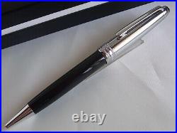 Montblanc Meisterstuck Solitaire Doue Ballpoint Pen Stainless Steel Cap