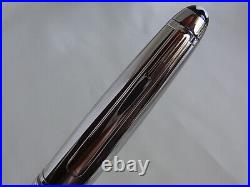 Montblanc Meisterstuck Solitaire Doue Ballpoint Pen Stainless Steel Cap