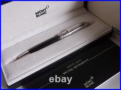 Montblanc Meisterstuck Solitaire Doue Ballpoint Pen Stainless Steel Name Carved