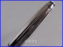 Montblanc Meisterstuck Solitaire Doue Ballpoint Pen Stainless Steel Name Carved