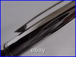 Montblanc Meisterstuck Solitaire Doue Ballpoint Pen Stainless Steel Name Carved