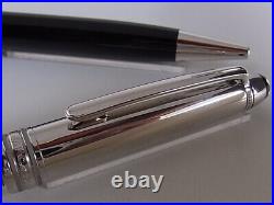 Montblanc Meisterstuck Solitaire Doue Ballpoint Pen Stainless Steel Name Carved