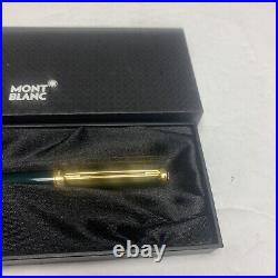 Montblanc Noblesse Oblige Green & Gold-Plated Ballpoint Pen