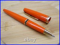 Montblanc Rare Orange Color Shaft Generation Ballpoint Pen Excellent Condition