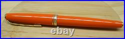 Montblanc Rare Orange Color Shaft Generation Ballpoint Pen Excellent Condition