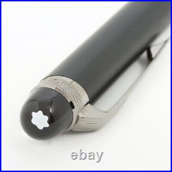 Montblanc Star Walker Precious Resin Ballpoint Pen Metal x Resin Black x Silver