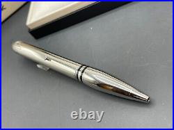 Montblanc StarWalker Cosmos Blue Planet Metal Platinum Ballpoint 118877 $700 New