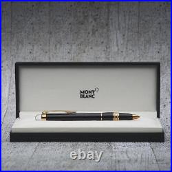 Montblanc Starwalker Red Gold Black Resin Line Ballpoint Pen ID 105653 OVP