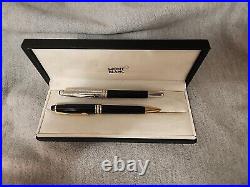 Montblanc UNICEF solitaire duou Classique rollerball and 164 ballpoint pen pens