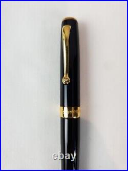 Montegrappa Black With Gold Trim Ballpoint Pen