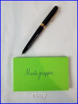 Montegrappa Black With Gold Trim Ballpoint Pen