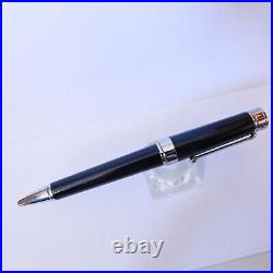 Montegrappa Ducale Black Silver Ballpoint Pen in Box Italy