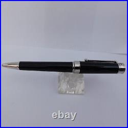 Montegrappa Ducale Black Silver Ballpoint Pen in Box Italy