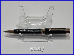 Montegrappa Nero. Uno Linea Black & Rose Gold Resin Ballpoint Pen Italia