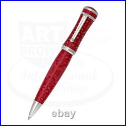 Montegrappa Sophia Loren Ballpoint Pen Red & Silver