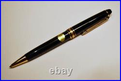 NEW 1980 Montblanc Meisterstück Vintage Gold Ballpoint Pen in CASE FREE SHIP