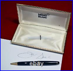 NEW 1980 Montblanc Meisterstück Vintage Gold Ballpoint Pen in CASE FREE SHIP