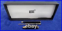 NIB Montblanc Noblesse Oblige Black Resin and Gold Trim Ballpoint Pen with Box