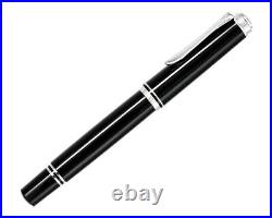 New Pelikan Souveran M405 Black Resin Silver trim (M) Nib Fountain Pen 924423