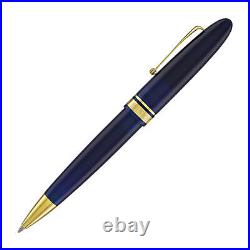 Omas Ogiva Ballpoint Pen in Blu with Gold Trim NEW in Box