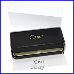 Omas Ogiva Ballpoint Pen in Blu with Gold Trim NEW in Box