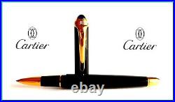 Original CARTIER ROADSTER Black BALLPOINT PEN, Excellent Condition Ready to Use