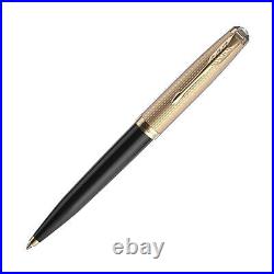 Parker 51 Ballpoint Pen in Black with Gold Trim NEW in Original Box 2123513