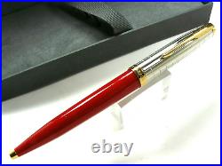 Parker 51 Premium Ballpoint Pen Rage Red New