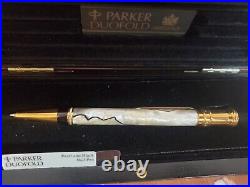 Parker Duofold International Pearl &black Ballpoint pen