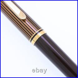 Pelikan Ballpoint pen Souveran K800 Striped Brown Black Resin Twist Type