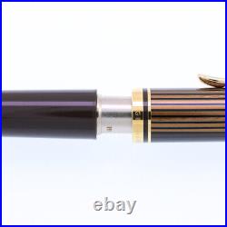 Pelikan Ballpoint pen Souveran K800 Striped Brown Black Resin Twist Type