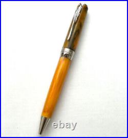 Pineider La Grande Bellezza Tiger Eye Yellow Ballpoint Pen (No Box) Super Rare