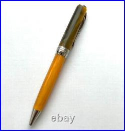 Pineider La Grande Bellezza Tiger Eye Yellow Ballpoint Pen (No Box) Super Rare