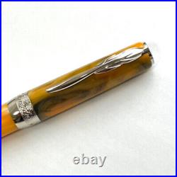 Pineider La Grande Bellezza Tiger Eye Yellow Ballpoint Pen (No Box) Super Rare